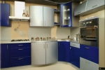 Кухонный гарнитур «Лилия - сине-белая»